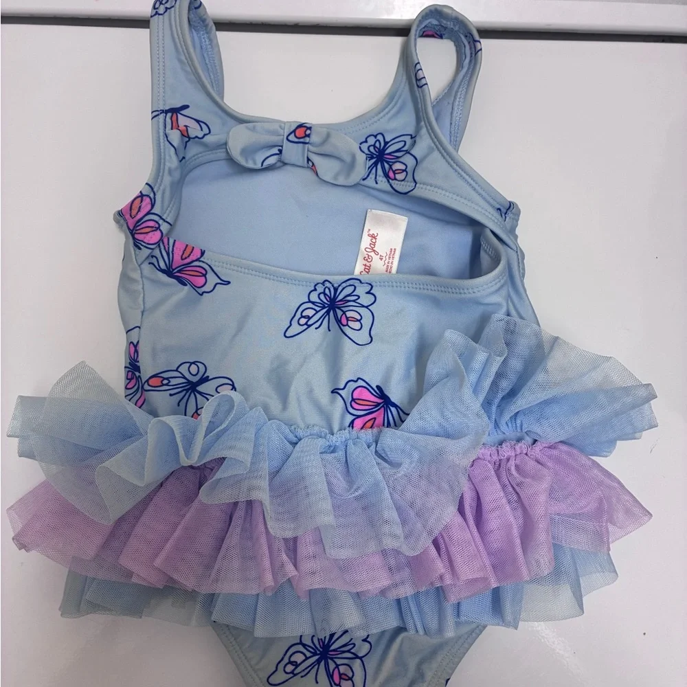 Cat & Jack Swim‎ One Piece Bundle - Blue, Yellow, Pink, Leopard Print, Floral